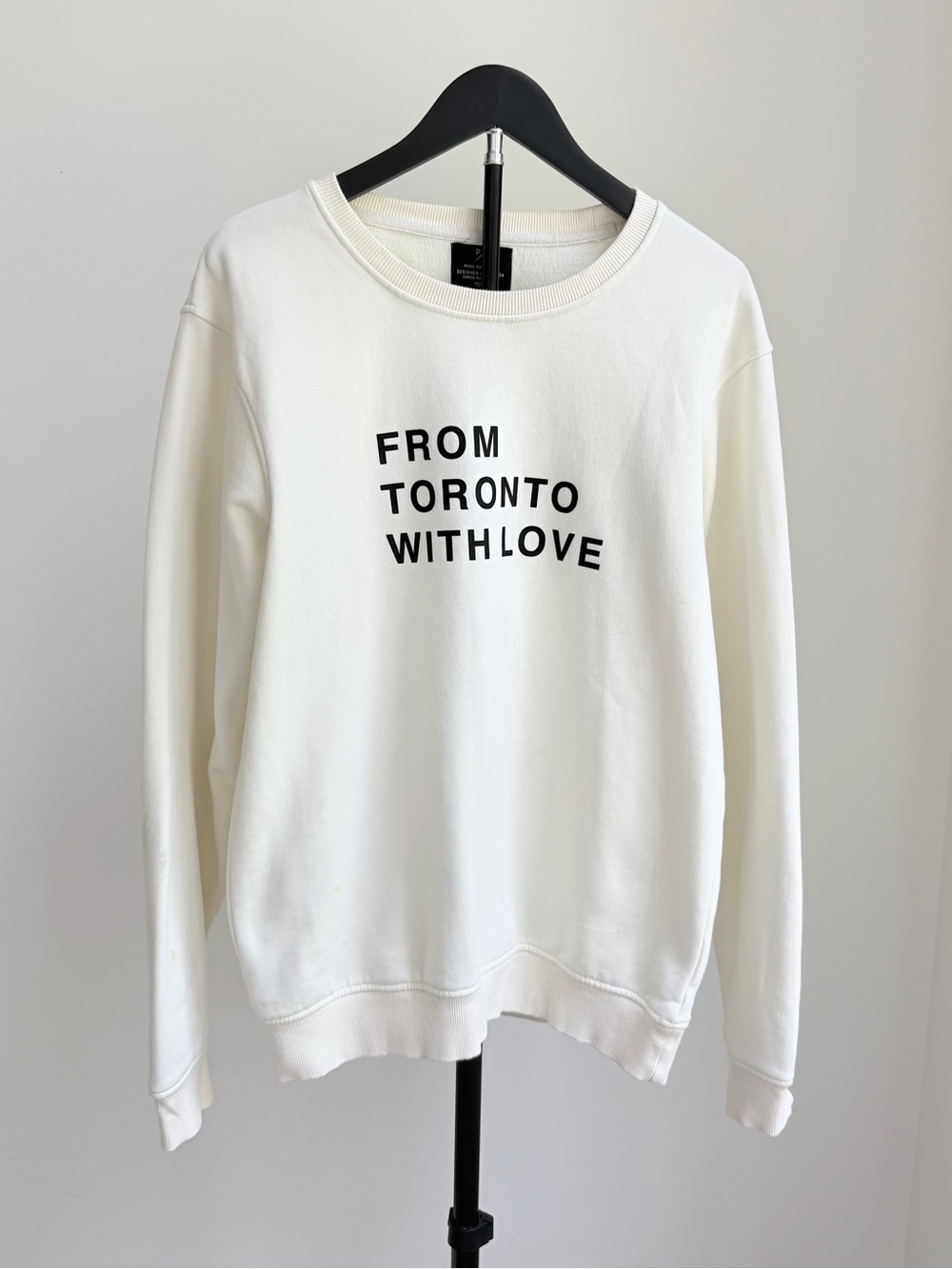 From Toronto With Love Crewneck Sweatshirt - White